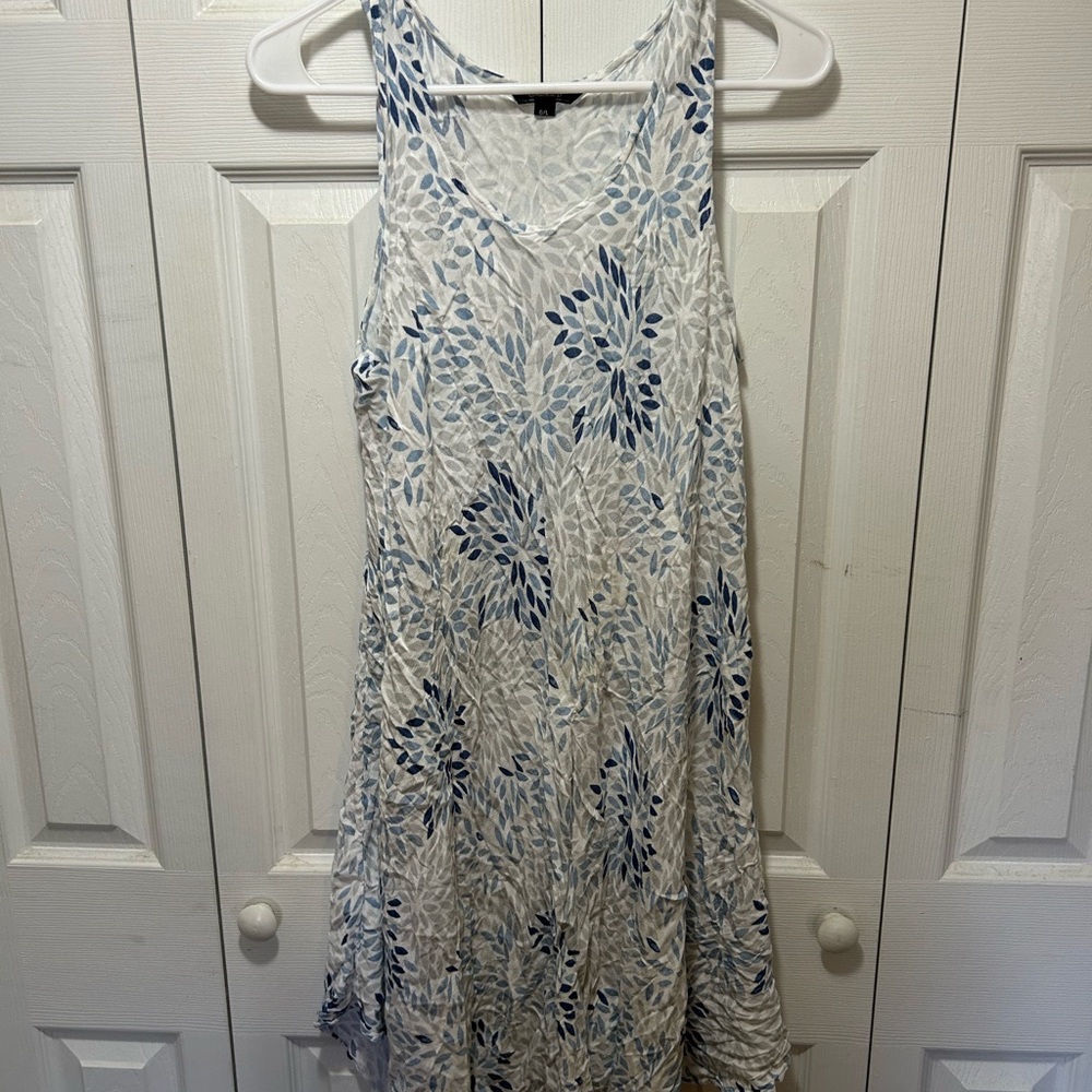 Charlie Blue and White Floral Dress